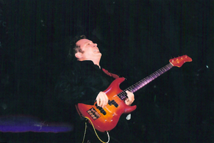 Tim Franklin on Bass Guitar