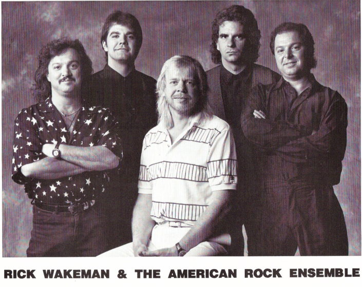 With Rick Wakeman