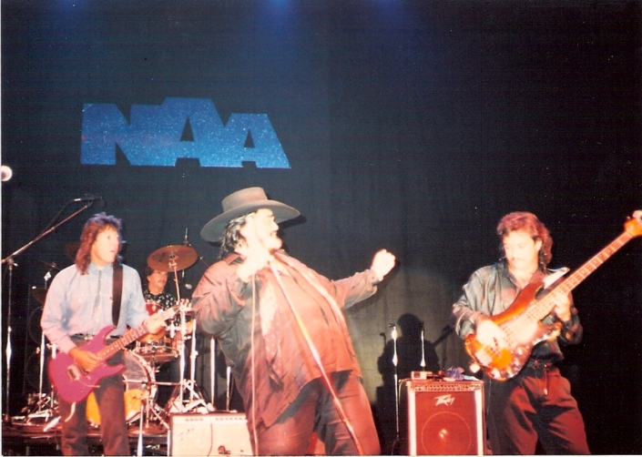 Tim Franklin with Wolfman Jack