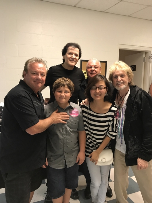 With Trevor Rabin, and Jon Anderson, and fam