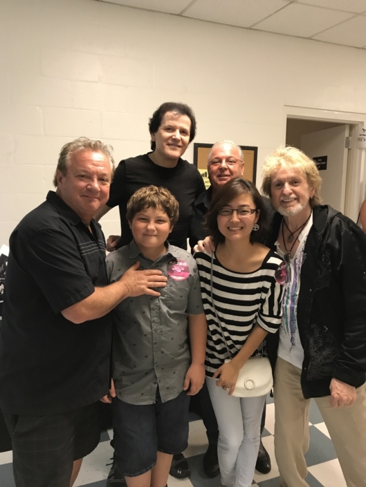 With Trevor Rabin, and Jon Anderso, and fam With Trevor Rabin, and Jon Anderson, and fam
