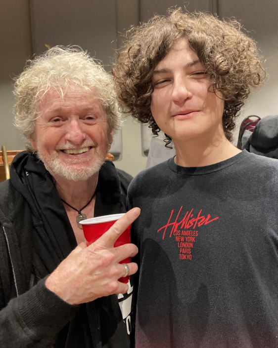 Jon Anderson and Timothy Jr Jon Anderson and Timothy Jr