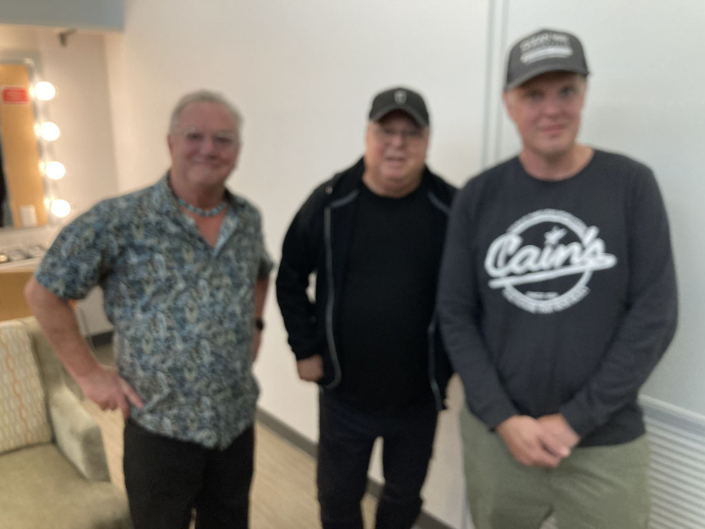 Tim and Michael Franklin with Joe Bonamassa Tim and Michael Franklin with Joe Bonamassa